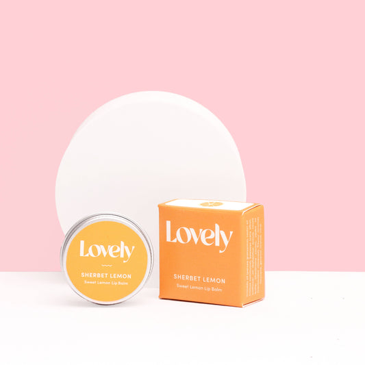 Lovely Skincare | Lip Balm | Sherbet Lemon - Lemon Sugar