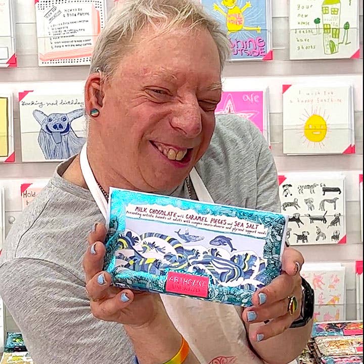 ARTHOUSE Unlimited | Swim with Whales | Milk Chocolate Bar With Caramel & Sea Salt