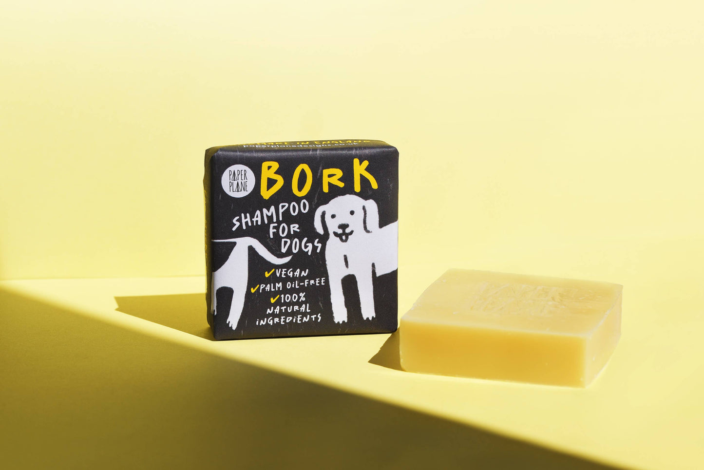 Paper Plane | Bork Dog Shampoo - Natural and plant-based bar