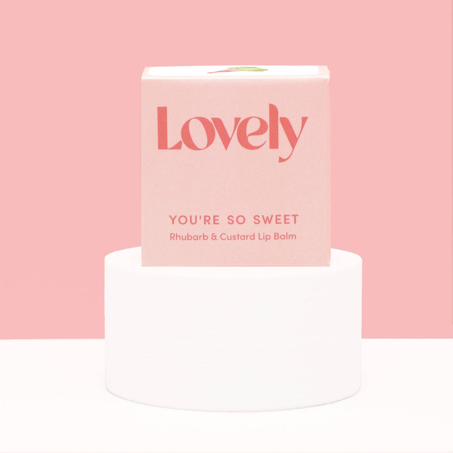 Lovely Skincare | Lip Balm | You're So Sweet - Rhubarb & Custard