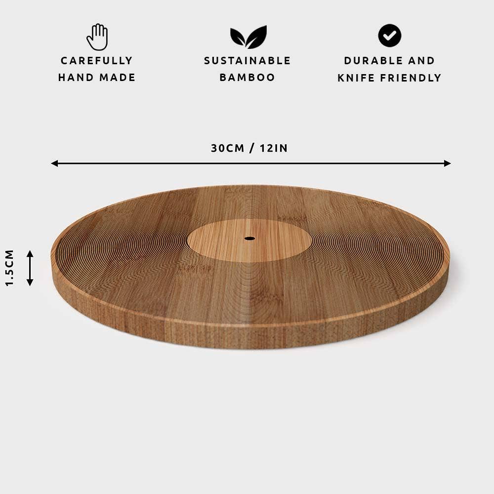 Pikkii | 12" Record Bamboo Chopping Board