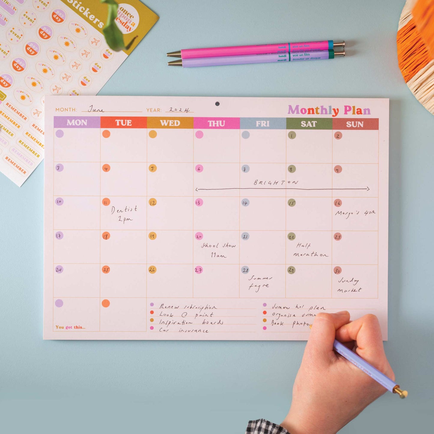 Good Tuesday | A4 Monthly Planner Pad | You Got This