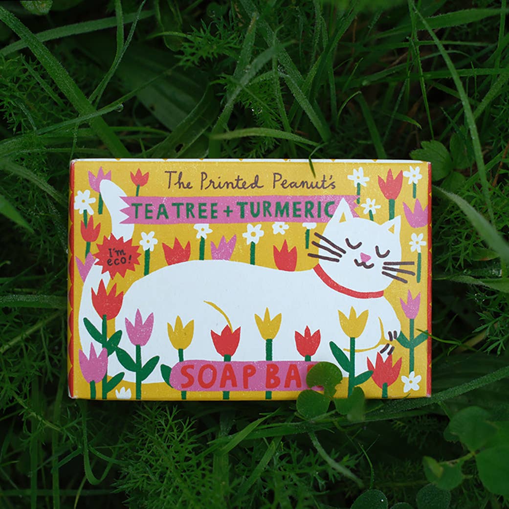 The Printed Peanut | Natural Handmade Soap | Tea Tree & Turmeric