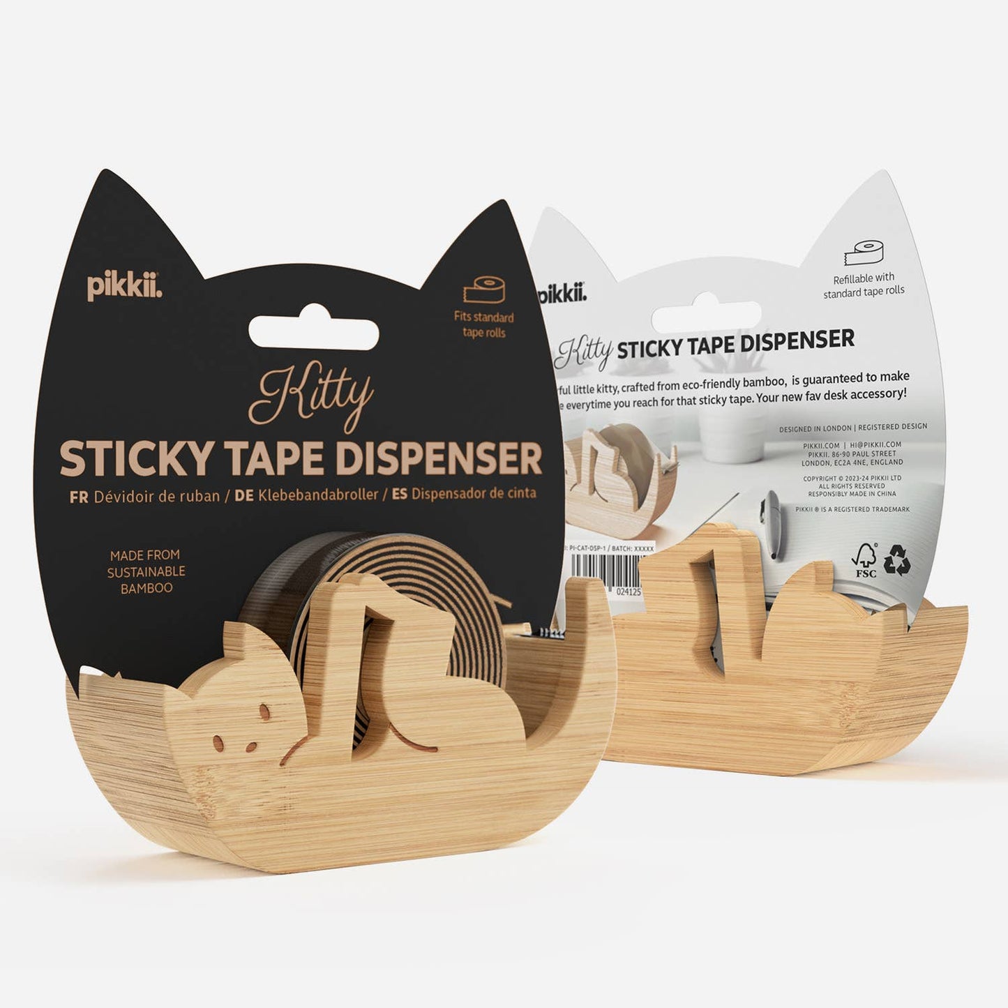 Pikkii | Kitty Sticky Tape Dispenser | Perfect For Cat Lovers