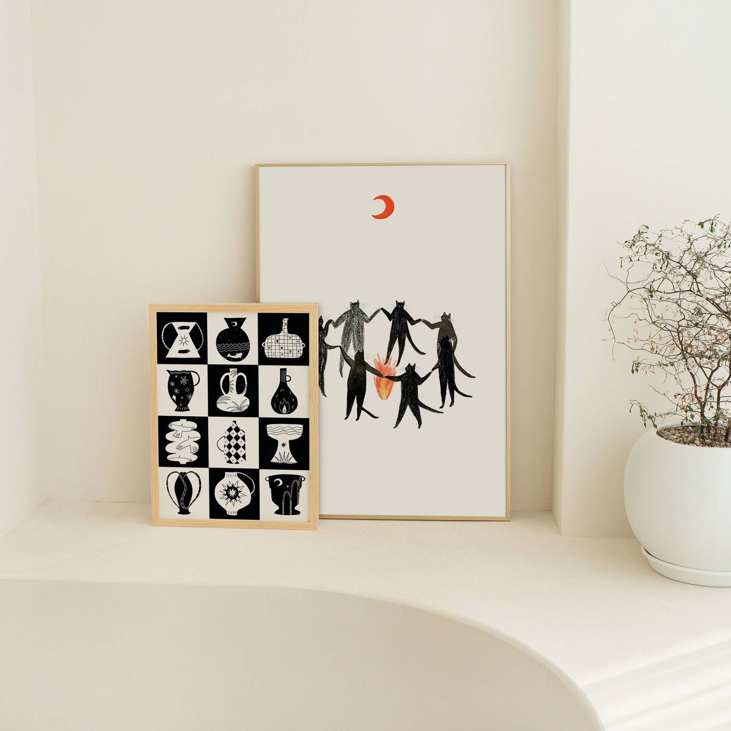 Little Black Cat | A4 Print | Mystic Cats