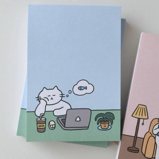 Hello Claws | Kitty Life Memo Note Pad (Working)