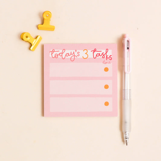 Oh, Laura | Memo Pad | Today's 3 Tasks