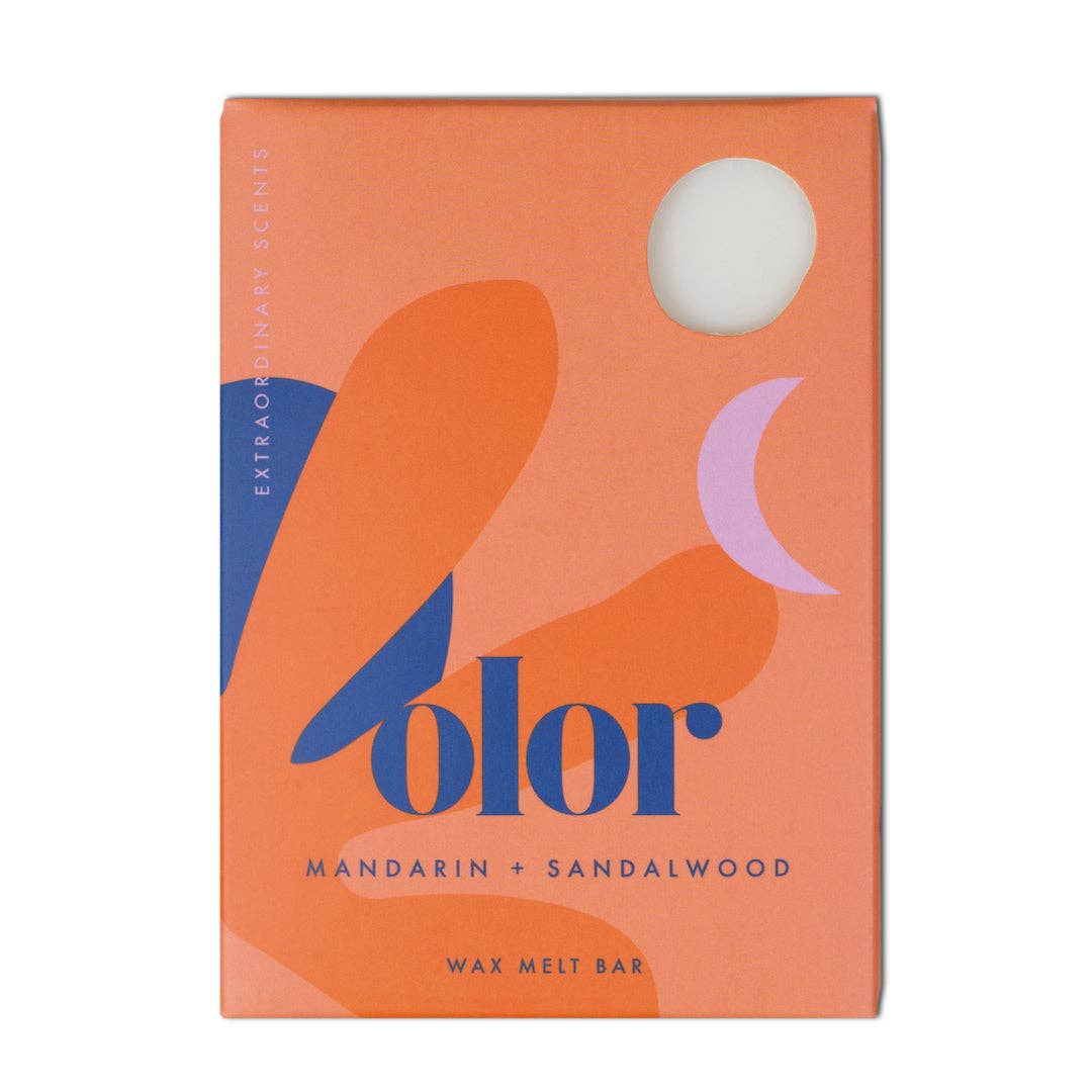 Olor | Wax Melt Bar | Mandarin + Sandalwood