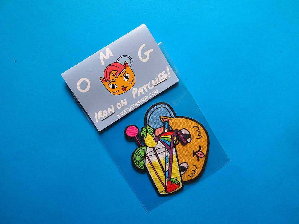 I Like Cats | Iron-on Embroidered Cat Patches