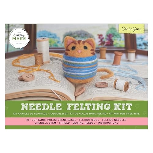 Simply Make | Needle Felting | Cat in Yarn