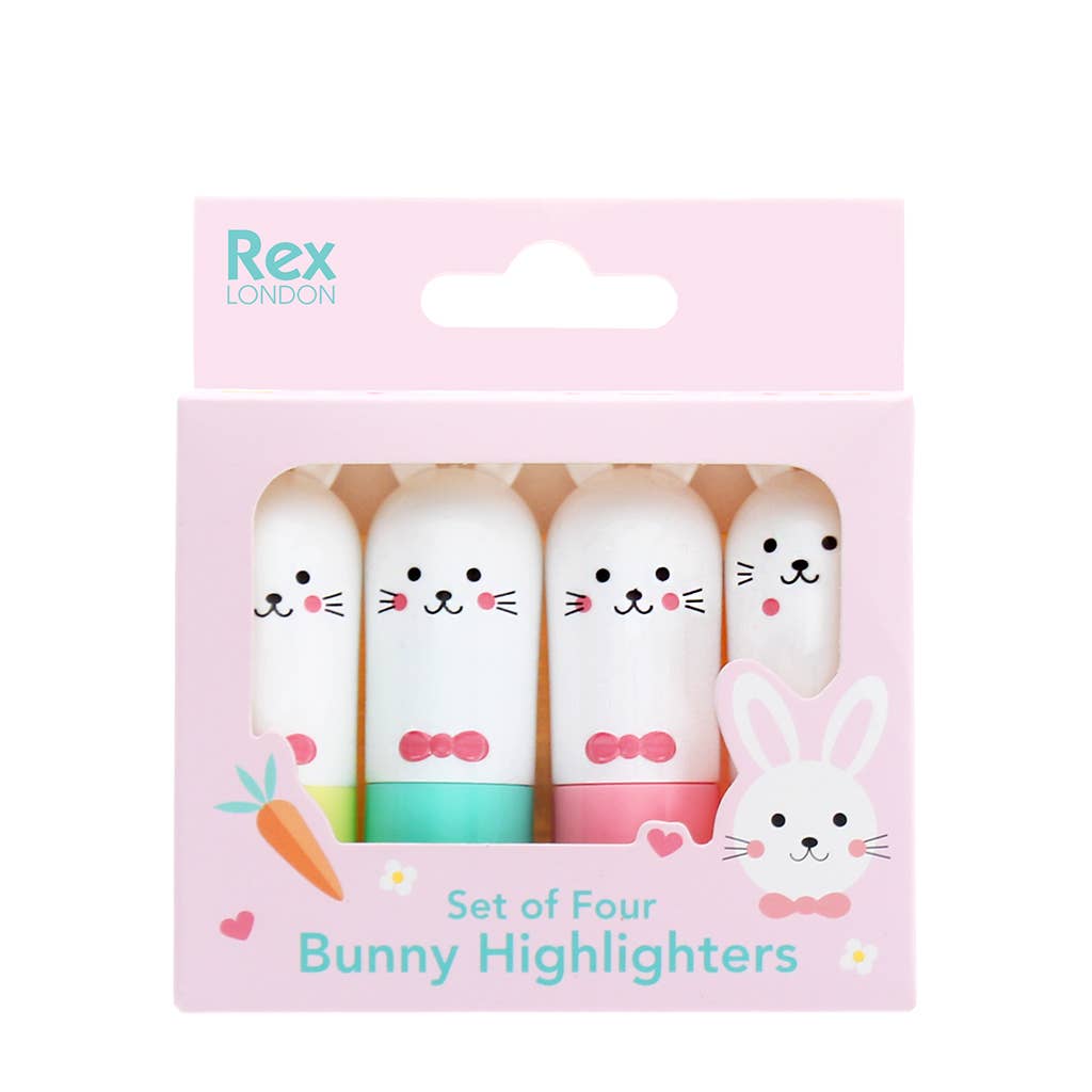 Rex | Set of 4 Bunny Mini highlighters