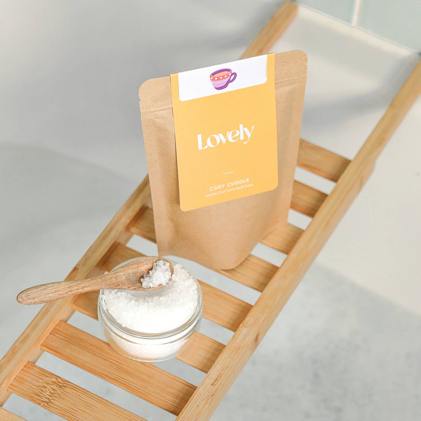 Lovely Skincare | Bath Salts | Cosy Cuddle - Vanilla Chai Latte