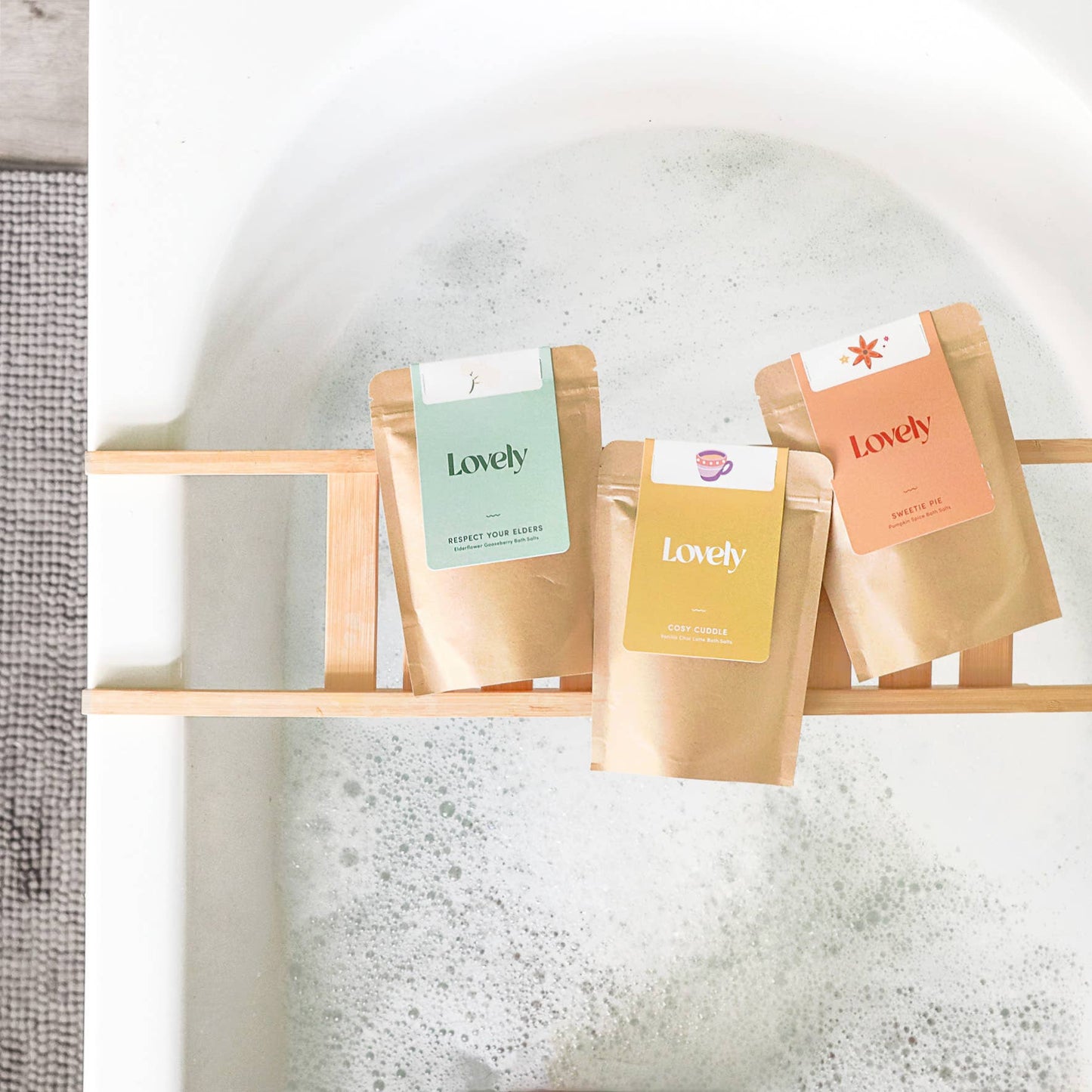 Lovely Skincare | Bath Salts | Cosy Cuddle - Vanilla Chai Latte