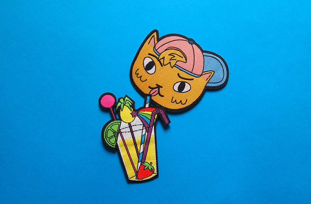 I Like Cats | Iron-on Embroidered Cat Patches