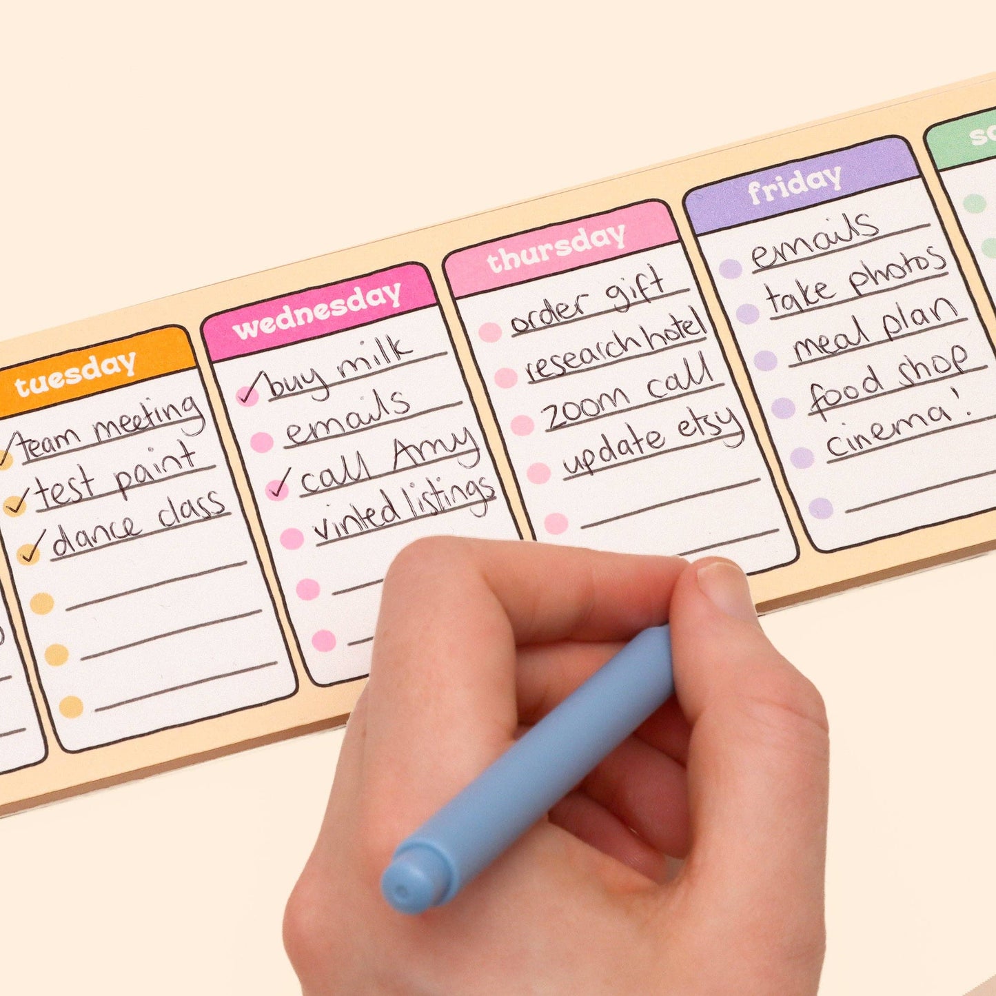 Oh, Laura | Keyboard Planner | Days of the Week