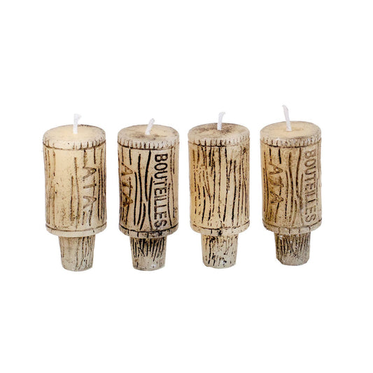 UBERSTAR | Wine Cork Candles (Set of 4)