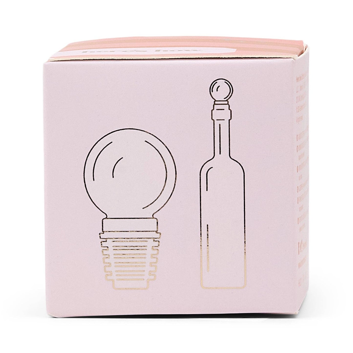 Designworks Collective | The Moony Glass Bottle Stopper | Blush