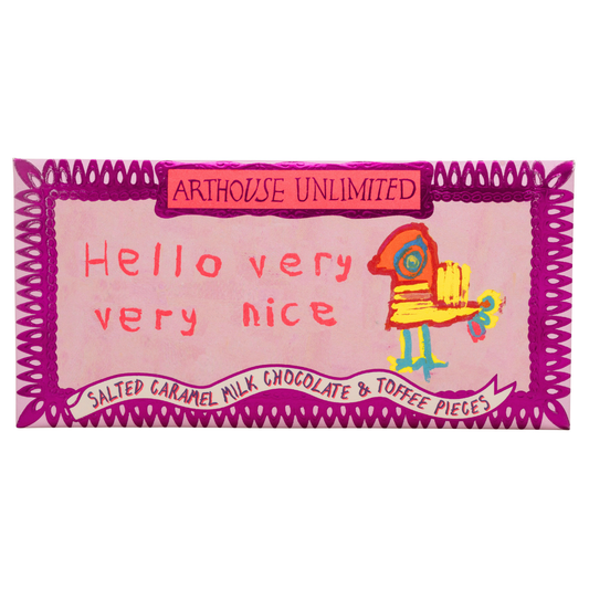 ARTHOUSE Unlimited | Joy Sized: Hello, Very Very Nice, Salted Caramel Milk Chocolate & Toffee Pieces