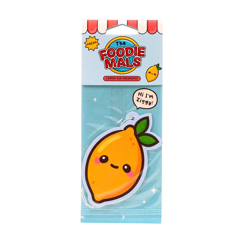 Puckator Ltd | Foodiemals Air Freshener | Ziggy the Lemon