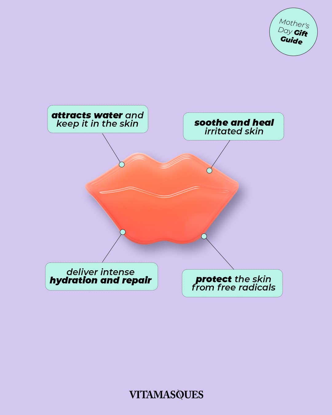 Vitamasques | Collagen Watermelon Hydrogel Lip Mask 🍉