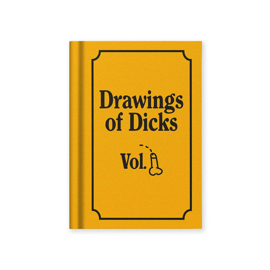 Ohh Deer | Drawings of Dicks A7 Fabric Hardback Notebook