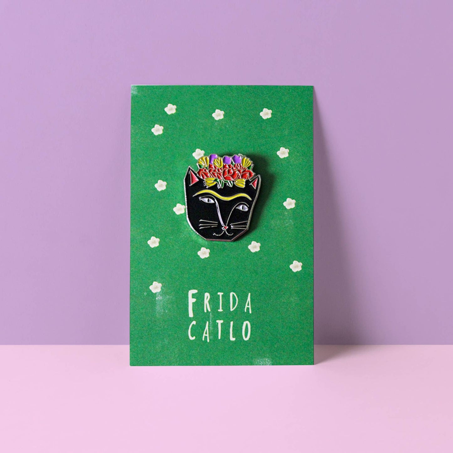 Niaski | Enamel Pin | Frida Catlo