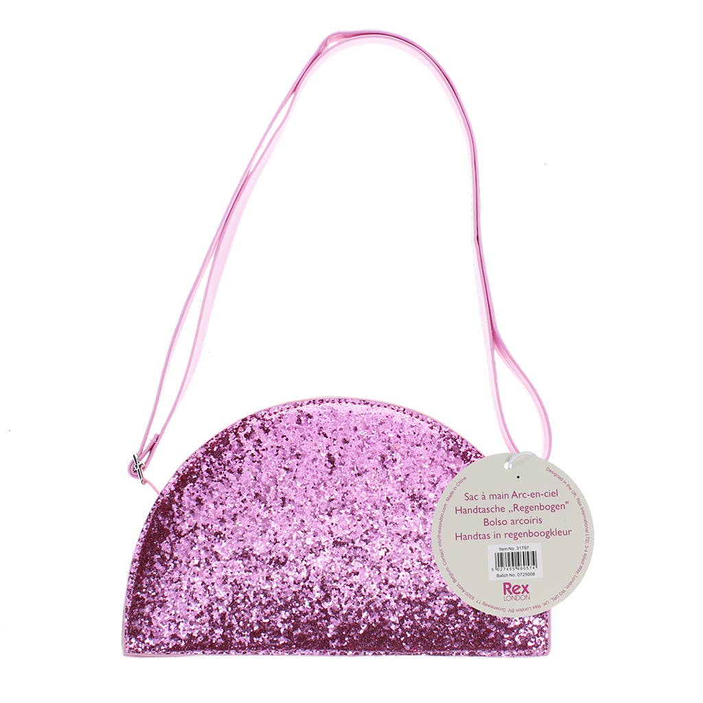 Rex | Rainbow Glitter handbag