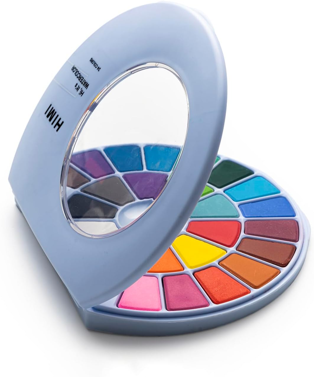Himi | Solid Watercolour Palette | 24 x Colours (Blue Case)