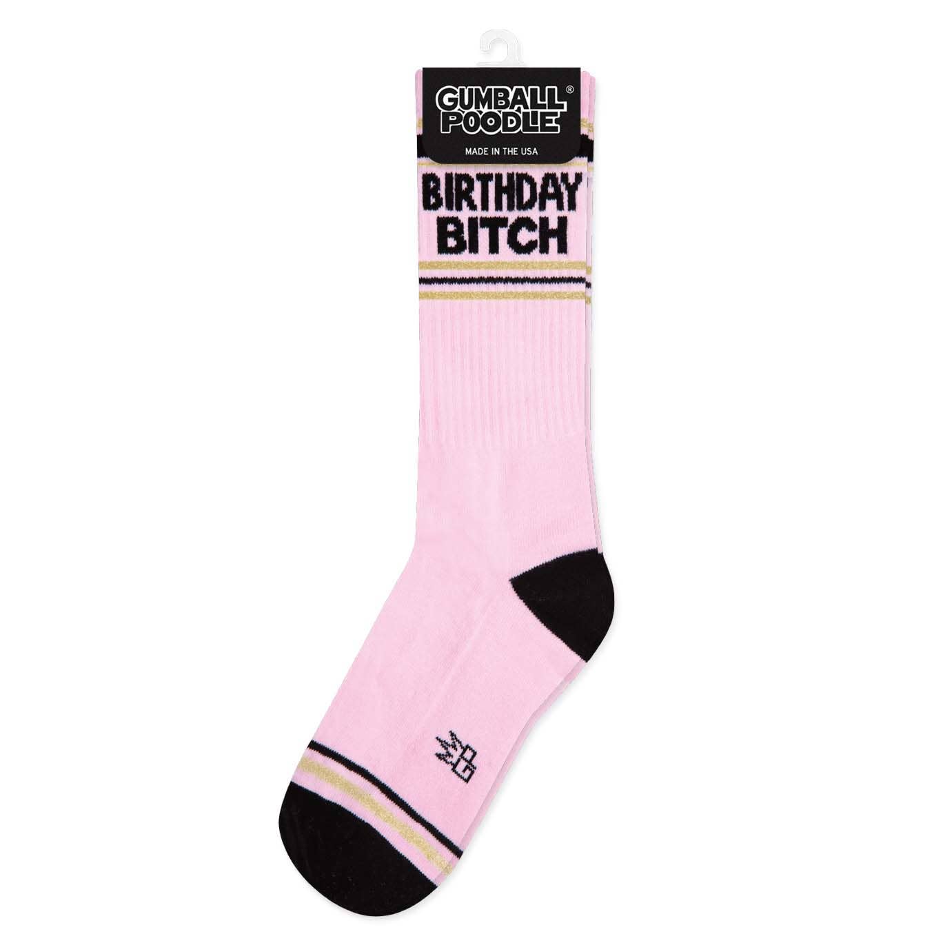 Gumball Poodle | Gym Crew Socks | Birthday Bitch