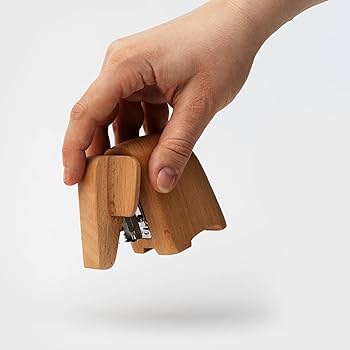 Wooden Elephant Stapler