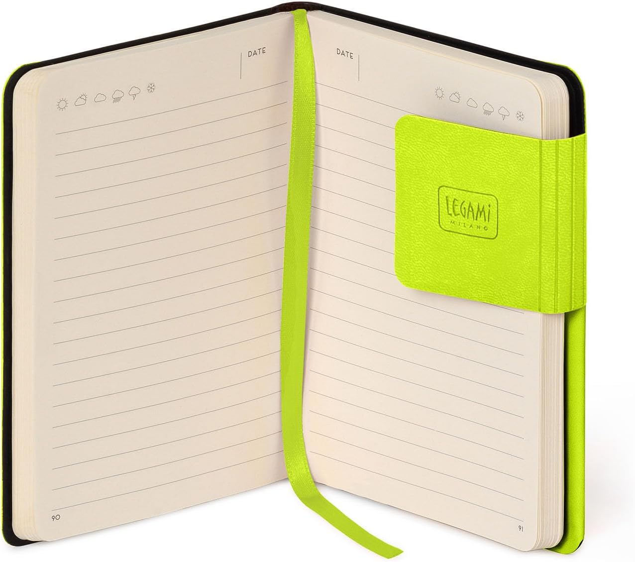 Legami | My Notebook Small Lined | Chartreuse