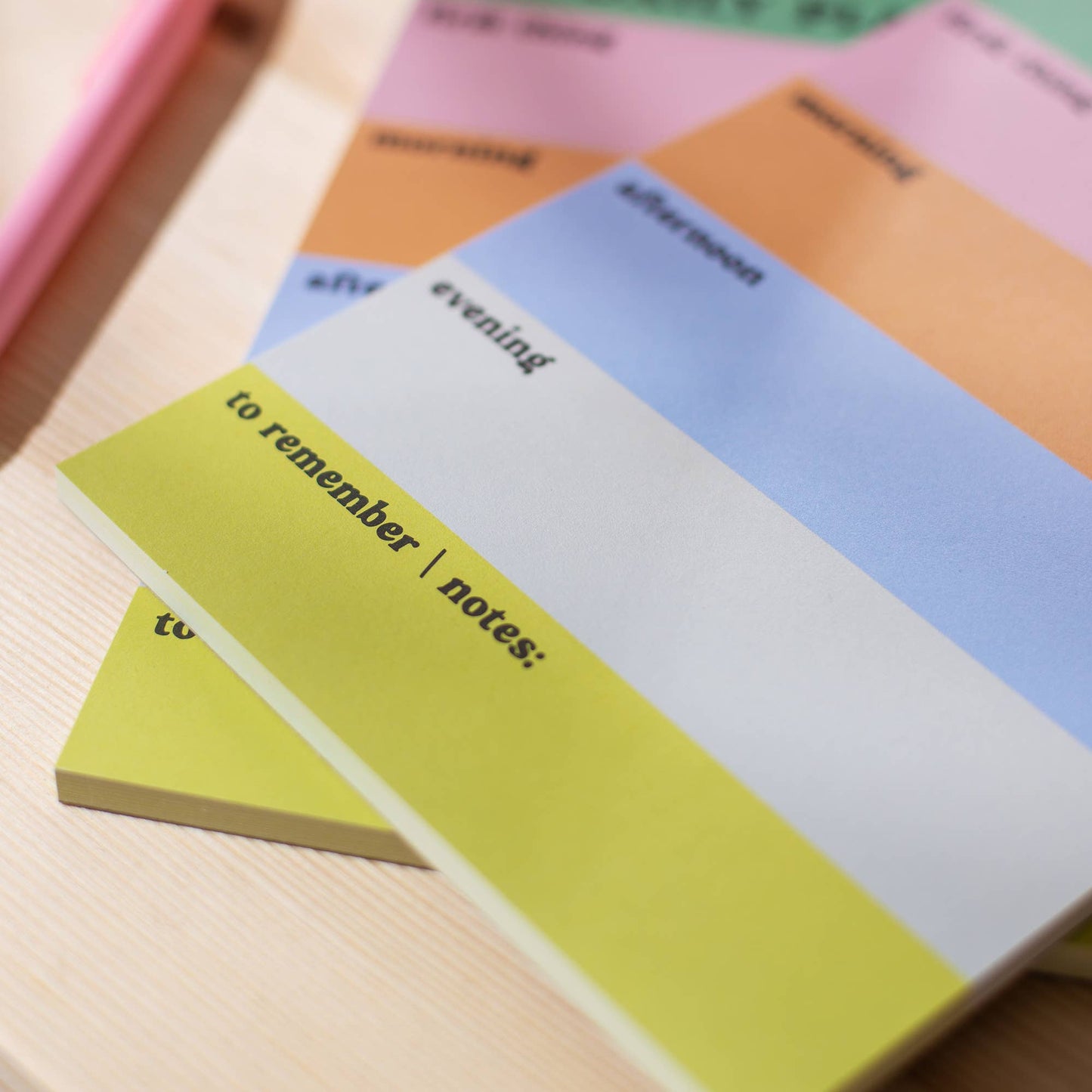 Good Tuesday | Daily Planner Pad  | Rainbow Colour Block Notepad