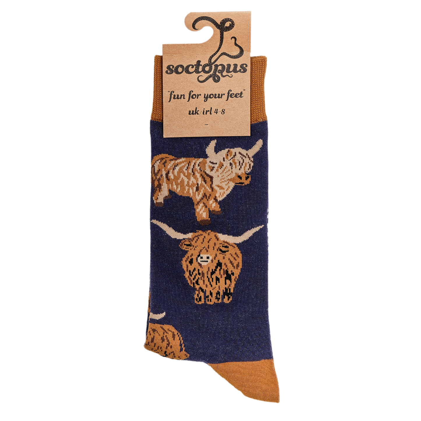 Socktopus | Highland Cow | L UK 9-12