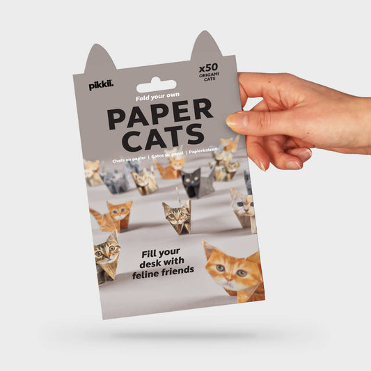 Pikkii | Cute DIY Origami Kit | Paper Cats