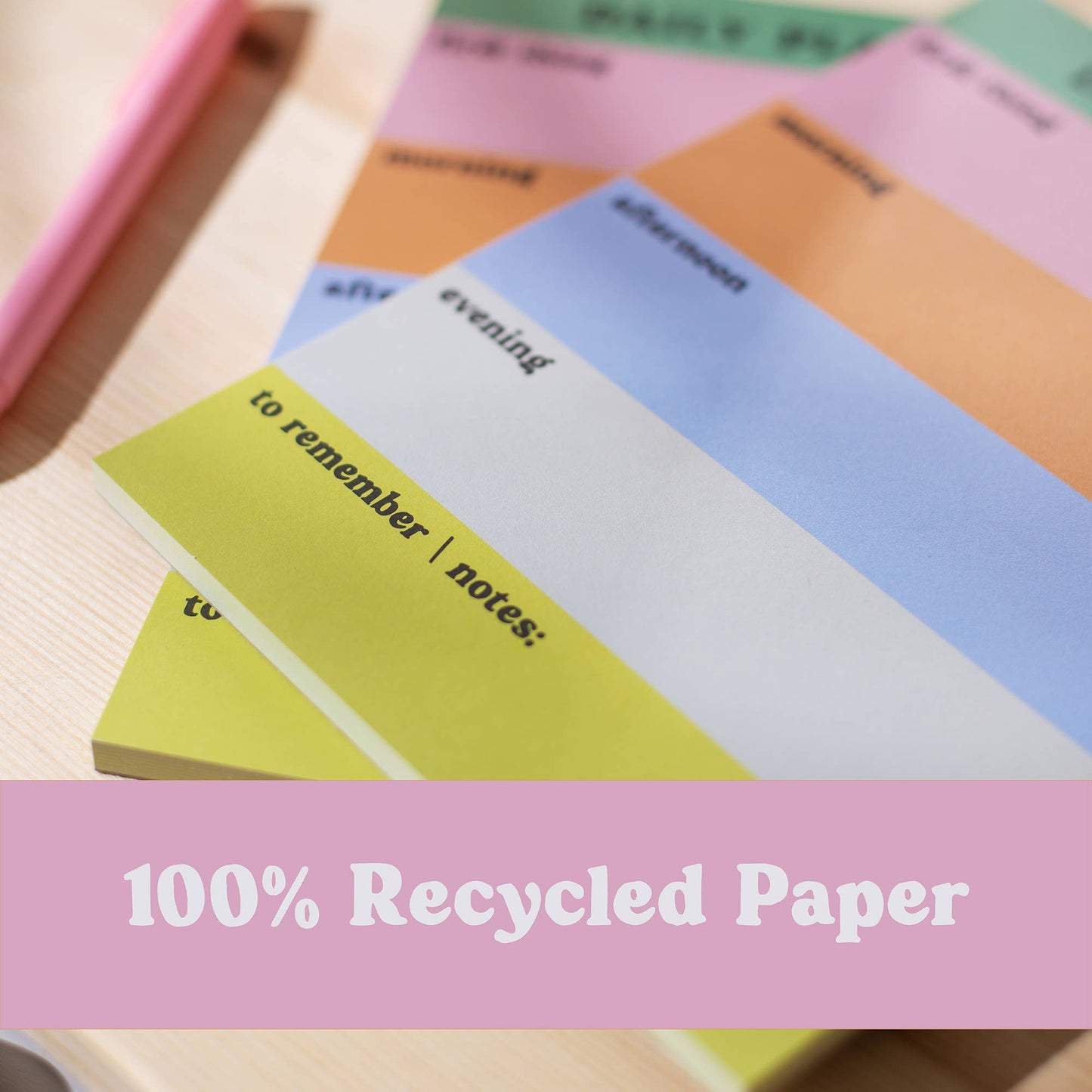 Good Tuesday | Daily Planner Pad  | Rainbow Colour Block Notepad