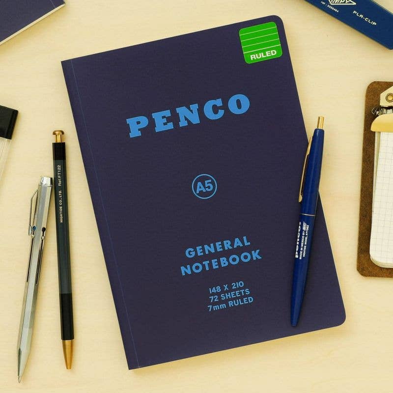 Penco | Notebook (Ruled A5) | Navy