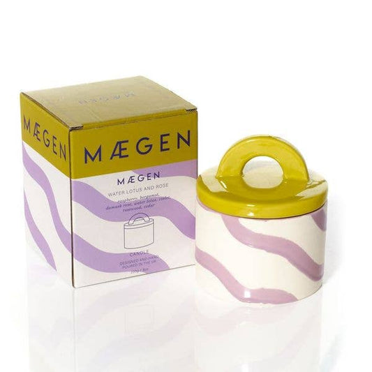 MÆGEN | Pablo Pots Candle | Water Lotus & Rose