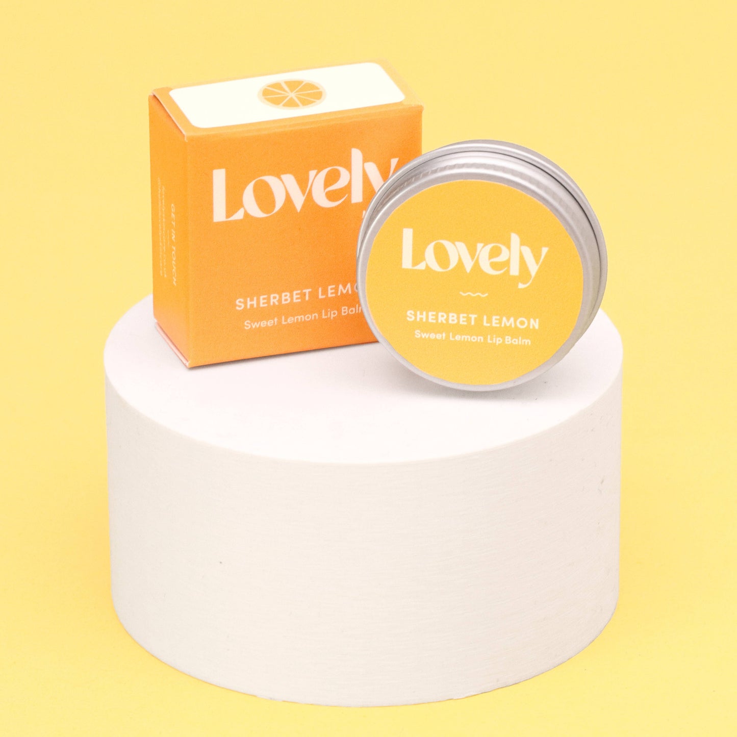 Lovely Skincare | Lip Balm | Sherbet Lemon - Lemon Sugar