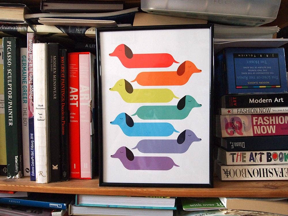 I Like Cats | A4 Print | Rainbow Dogs
