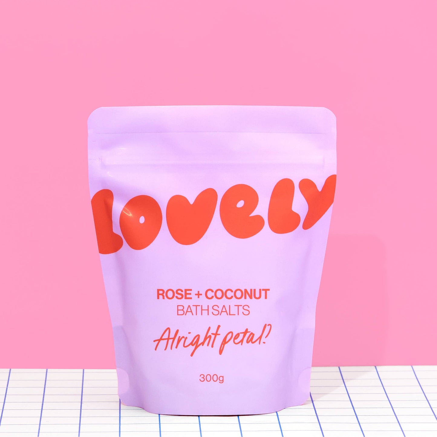 Lovely Skincare | Rose + Coconut | Bath Salts