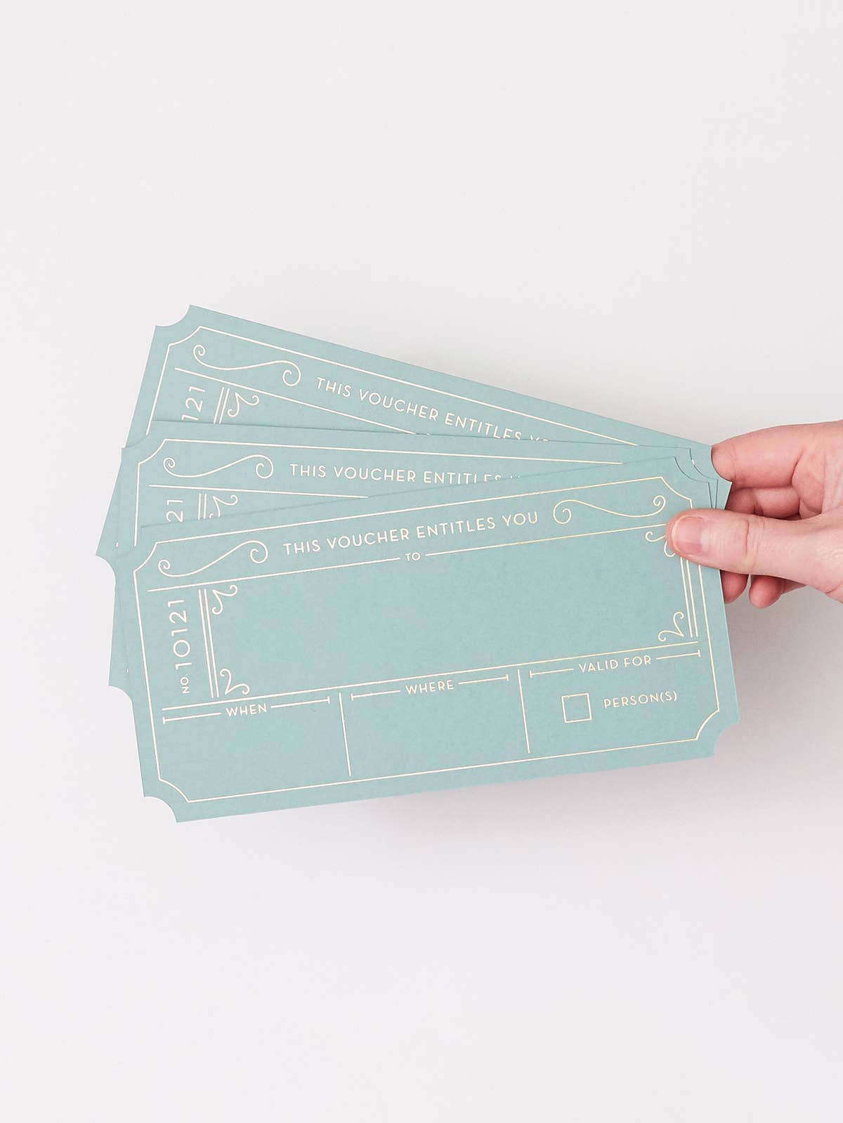Another Loop | Blank Gift Voucher 3 Pack | Green