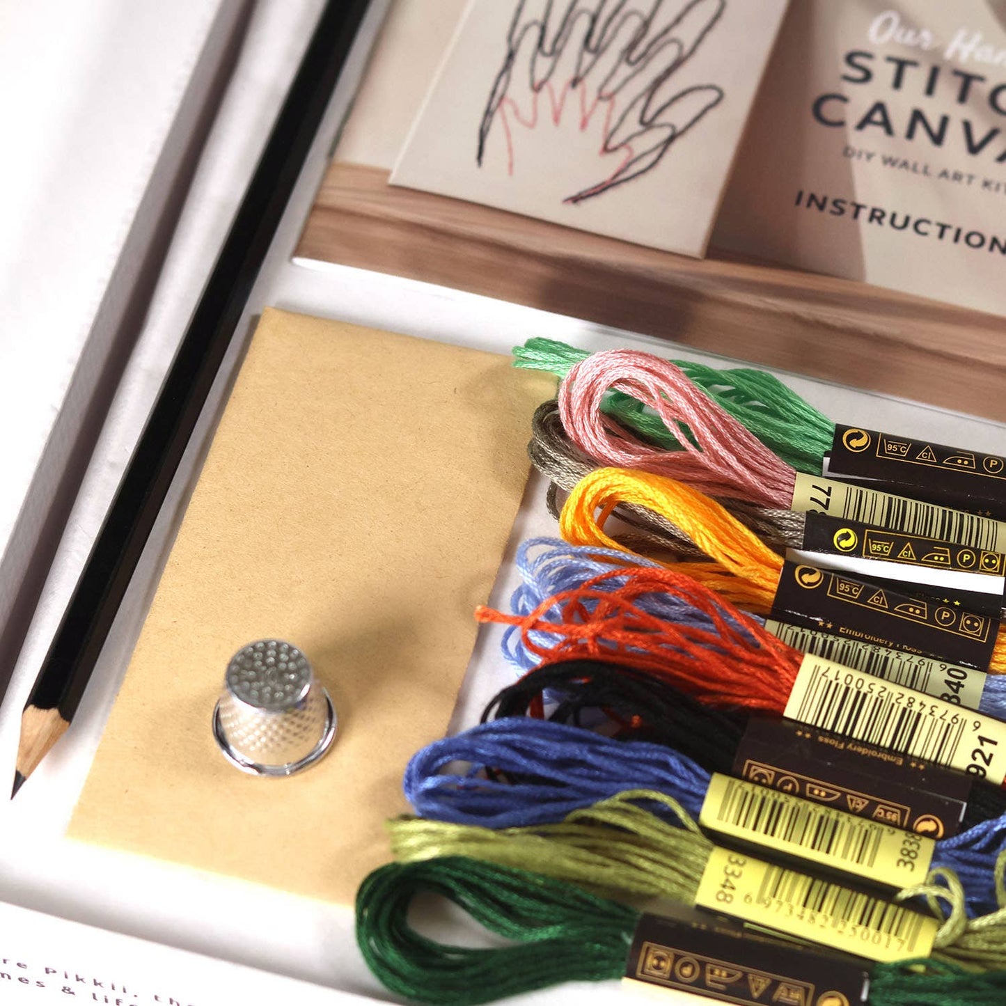Pikkii | Embroidery Kit | Our Hands Stitch Canvas
