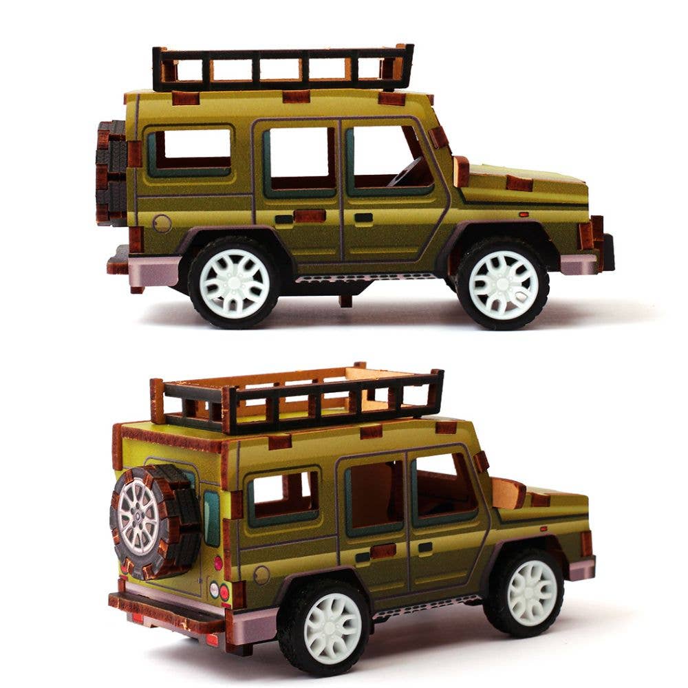 Graine Creative | Wooden 3D Model | Jeep