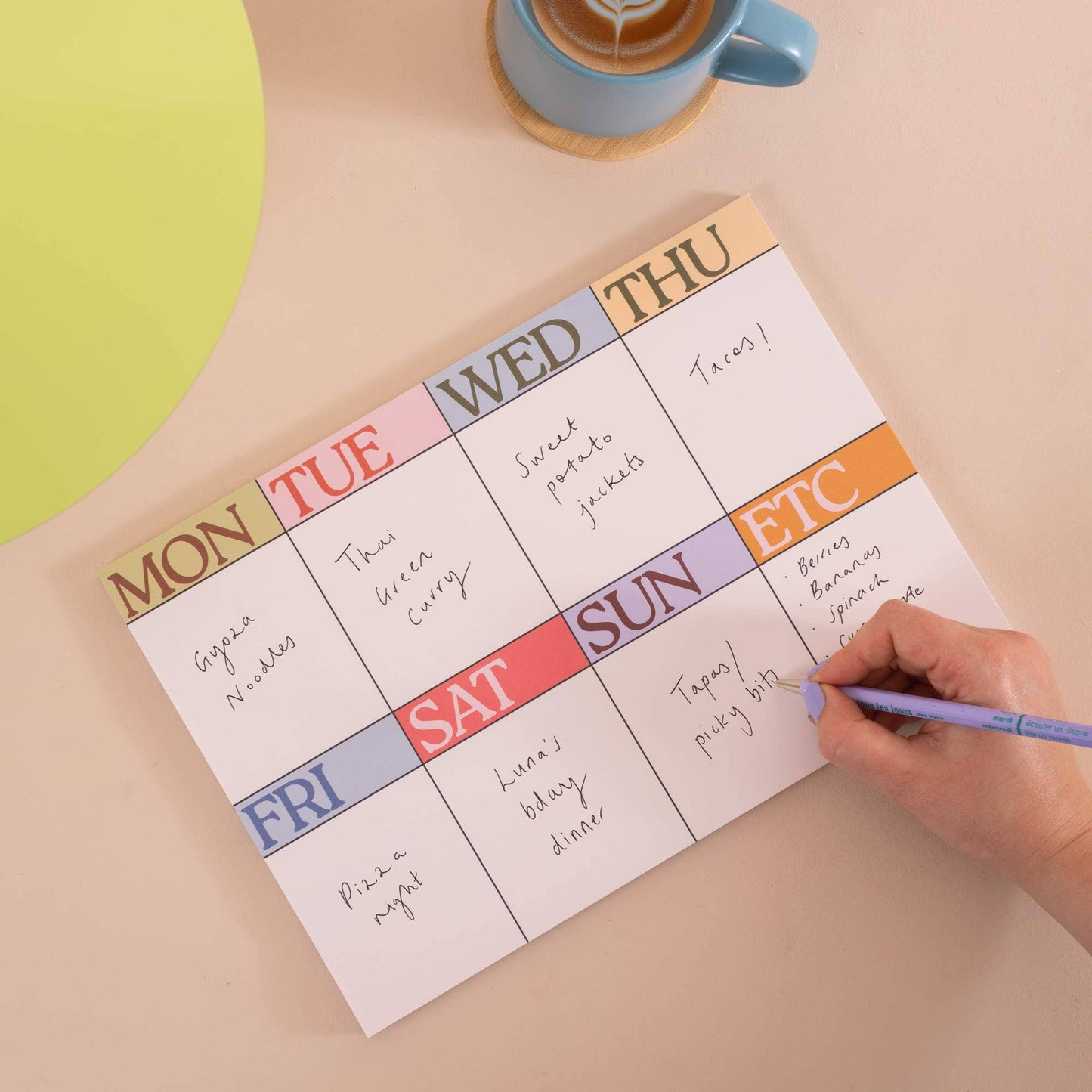 Good Tuesday | A4 Weekly Planner Pad | Scandi