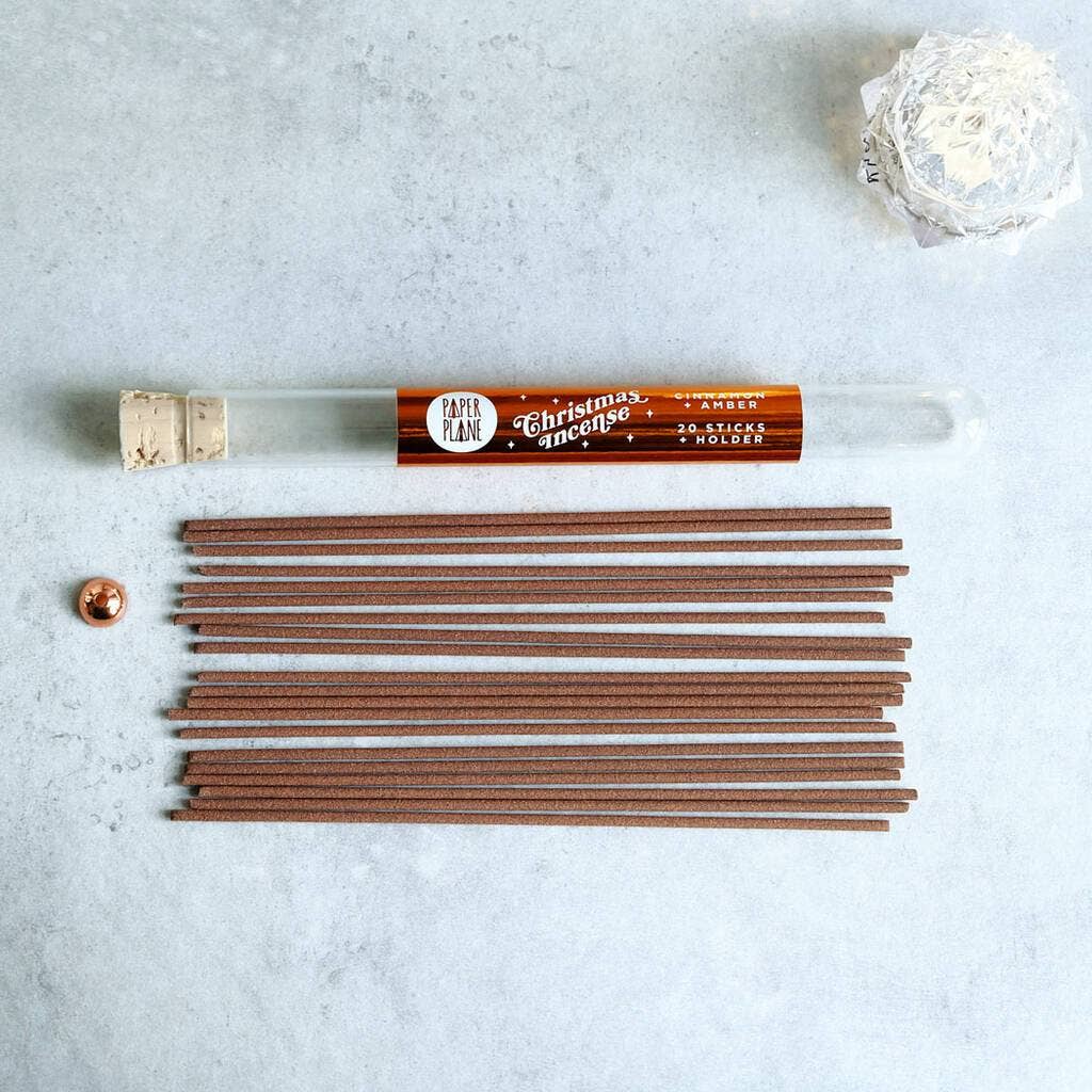 Paper Plane | Cinnamon & Amber Incense in a Test Tube