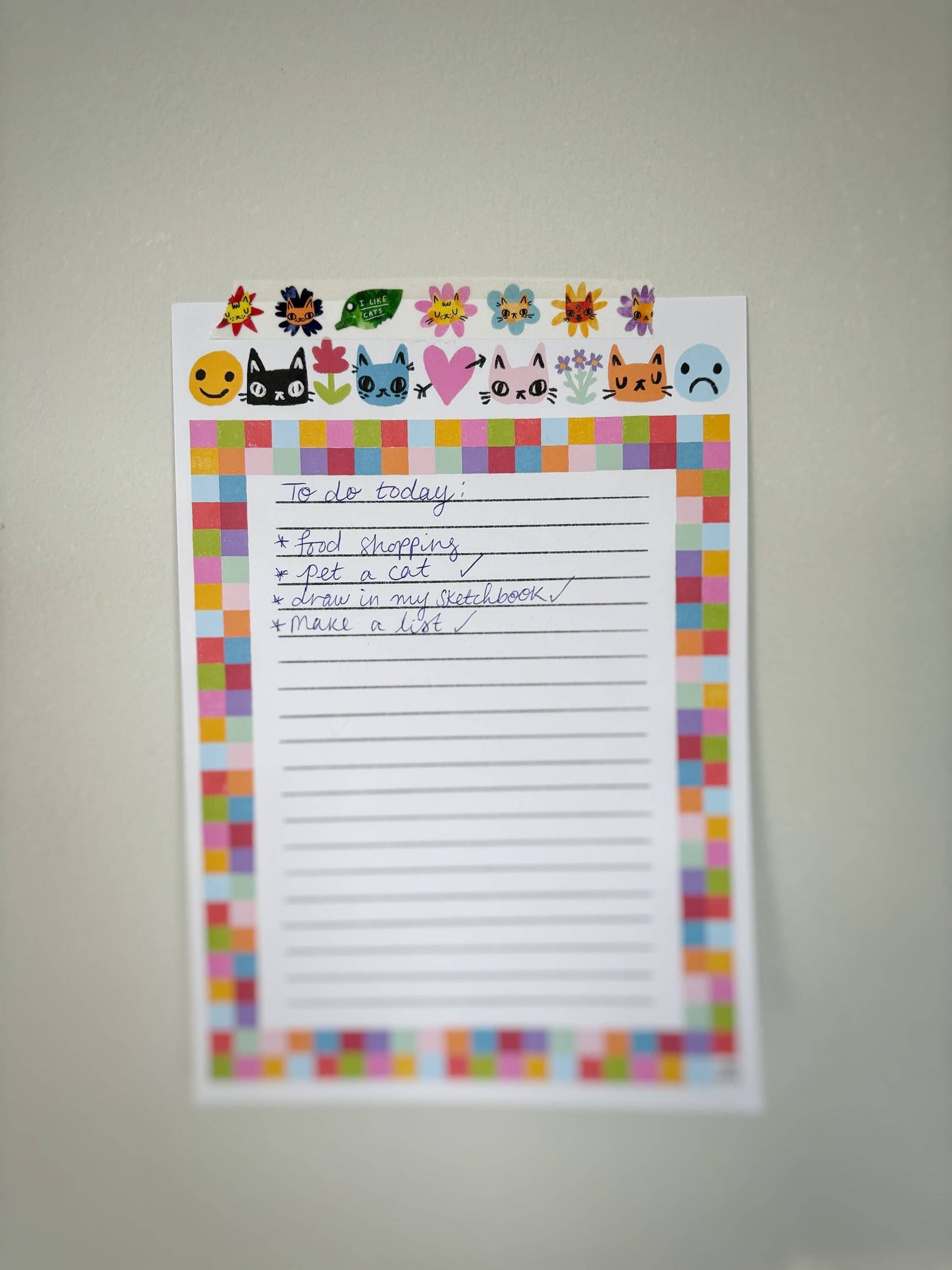 I Like Cats | Washi Tape | Flower Cats