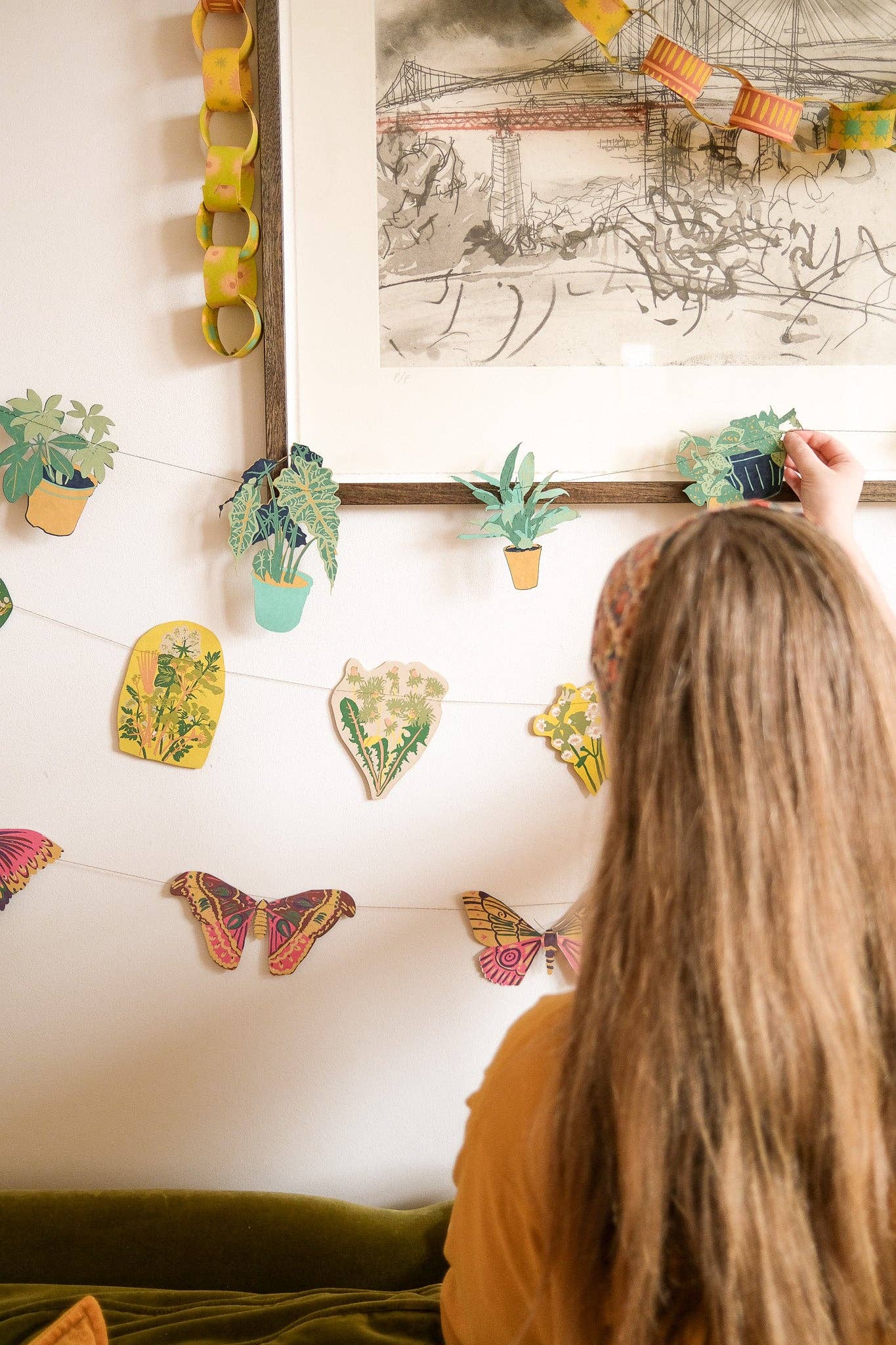 East End Press | Paper Chain Kit | Yellow & Green