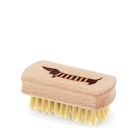 Rex | Wooden travel nail brush | Sausage Dog