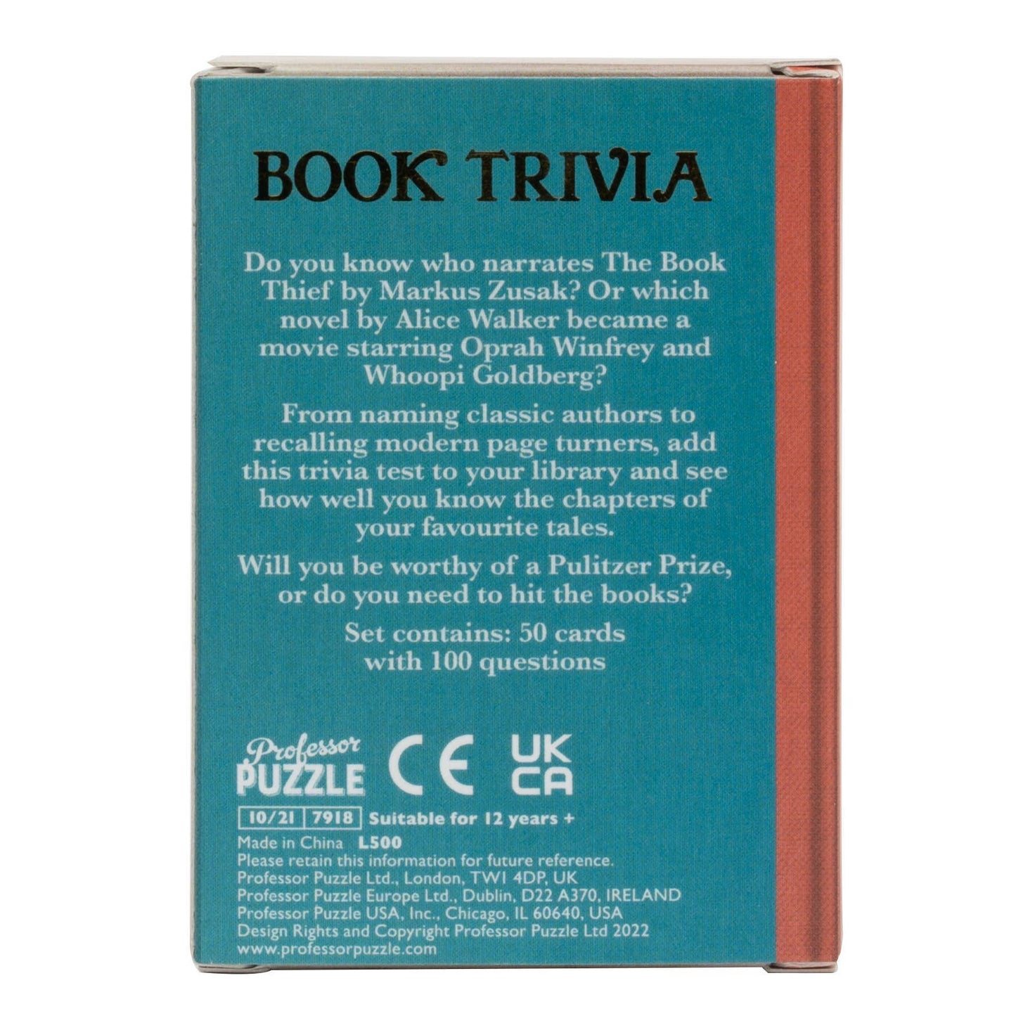 Professor Puzzle | Mini Book Trivia