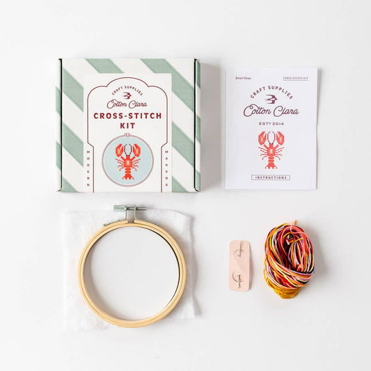 Cotton Clara | Lobster | Cross Stitch Kit